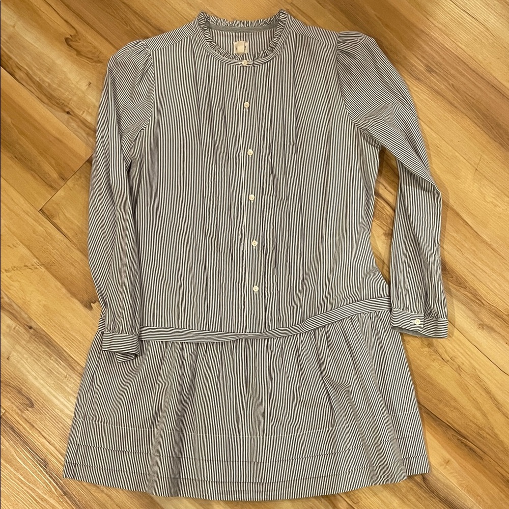 Striped Gray Women's Dress
